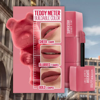 Maybelline Super Stay Teddy Tint Long Lasting Liquid Matte Tint -50 Wild at Heart - By Baano