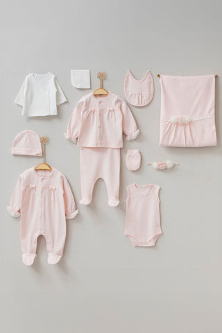 Mila Newborn Coming Home Set (11 Pcs) - By Baano