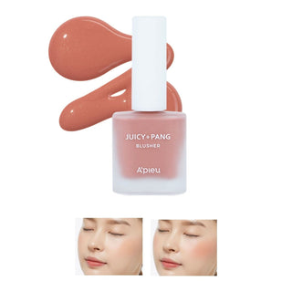 Missha Moisturizing Liquid Blush 9g for a Natural Look APIEU Juicy-Pang Water Blusher (BE01) - By Baano
