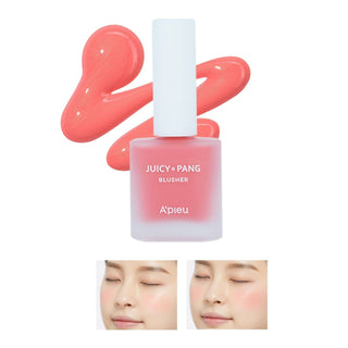 Missha Moisturizing Liquid Blush 9g for a Natural Look APIEU Juicy-Pang Water Blusher (PK04) - By Baano