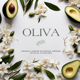 Oliva (15oz Double Wick) - Notes: Arabian Jasmine Blossoms, Pressed Olive Oil & Avocado - By Baano