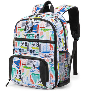 Kids Backpack for School | Sailboats | 16" Tall - By Baano