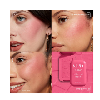 NYX Professional Makeup Buttermelt Blush Creamy - 08 Getting Butta Chivela