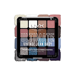 NYX Professional Makeup Eyeshadow Palette - Ultimate Shadow Pallette - Vintage Jean Baby - By Baano