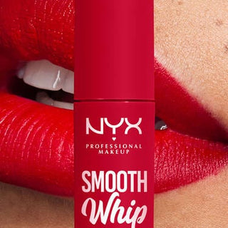NYX Professional Makeup Smooth Whip Creamy Liquid Matte Lipstick - Cherry Creme - By Baano