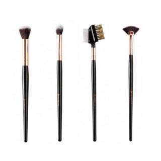 Nascita Pro Premium Eye and Eyebrow Makeup Brush Set 4-Piece - By Baano