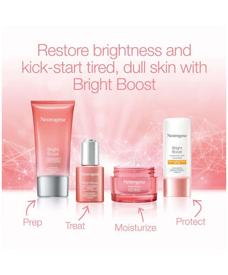 Neutrogena Bright Boost Brightening Gel Moisturizing Face Cream with Neoglucosamine 50ml / 1.7 fl oz 2 Pack Chivela