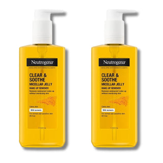Neutrogena Clear & Soothe Micellar Jelly Make-Up Remover 200ml / 6.8 fl oz 2 Pack Chivela