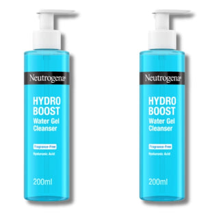 Neutrogena Hydro Boost Fragrance-Free Water Gel Cleanser 200ml / 6.8 fl oz 2 Pack Chivela