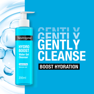 Neutrogena Hydro Boost Fragrance-Free Water Gel Cleanser 200ml / 6.8 fl oz 3 Pack Chivela