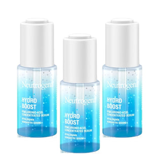 Neutrogena Hydro Boost Hyaluronic Acid Concentrated Serum 15ml / 0.5 fl oz 3 Pack - By Baano