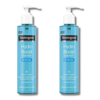 Neutrogena Hydro Boost Hyaluronic Acid Water Gel Cleanser 200ml / 6.8 fl oz 2 Pack - By Baano