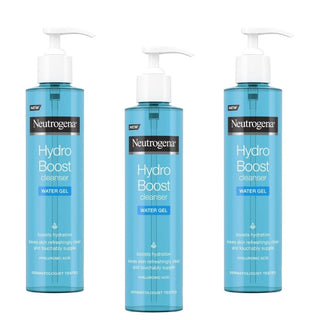 Neutrogena Hydro Boost Hyaluronic Acid Water Gel Cleanser 200ml / 6.8 fl oz 3 Pack - By Baano