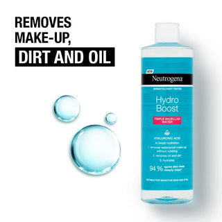 Neutrogena Hydro Boost Triple Micellar Water 400ml / 13.5 fl oz 2 Pack Chivela