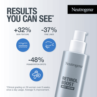 Neutrogena Retinol Boost Night Cream 50ml / 1.7 fl oz 2 Pack Chivela