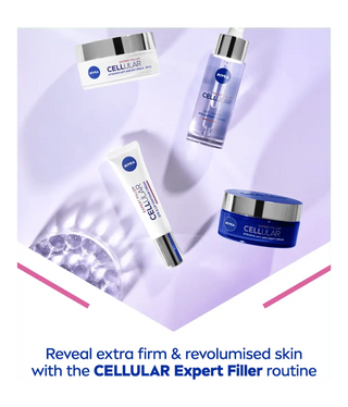 Nivea Cellular Expert Filler Firming Day Face Cream SPF 30 50 ml / 1.7 fl oz - 3 Pack - By Baano