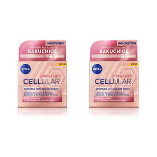 Nivea Cellular Expert Lift Pure Bakuchiol + HA Anti-Age Day Cream SPF30 50ml - 2 Pack Chivela
