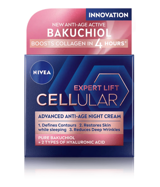 Nivea Cellular Expert Lift Pure Bakuchiol + HA Anti-Age Night Face Cream 50ml / 1.7 fl oz - By Baano