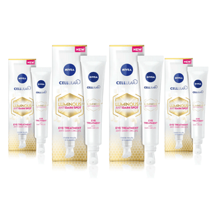 Nivea Cellular Luminous 630 Anti-Dark Circle SPF50 Eye Cream 15ml / 0.5 fl.oz - 4 Pack - By Baano