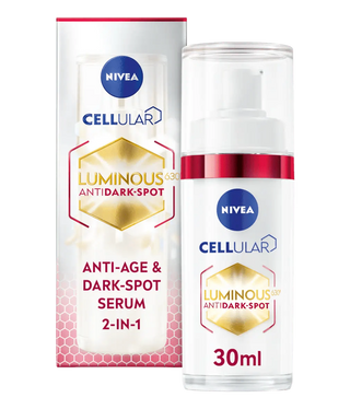 Nivea Luminous 630 Anti-Age & Dark Spot 2-in-1 Serum with Collagen Booster 30ml / 1 fl.oz - 3 Pack Chivela