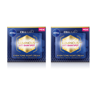 Nivea Luminous 630 Anti Dark Spot Night Cream  50ml / 1.7 fl oz - 2 Pack Chivela