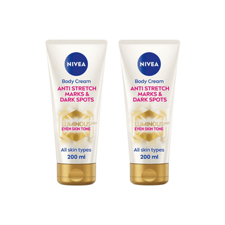 Nivea Luminous 630 Anti Stretch Marks & Dark Spots Body Cream 200ml / 6.8 fl oz - 2 Pack Chivela