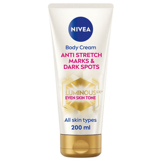 Nivea Luminous 630 Anti Stretch Marks & Dark Spots Body Cream 200ml / 6.8 fl oz - By Baano