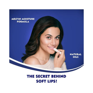 Nivea Original Care Lip Balm 24 Hour Moisturizing, Nourishing, Shea Butter 4.8 gr - By Baano