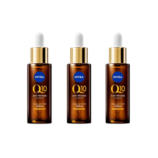 Nivea Q10 Anti-Wrinkle Expert Dual Action Anti-Glycation Serum 30 Ml / 1 Fl.Oz - 3 Pack Chivela