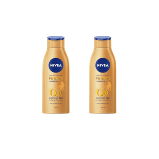 Nivea Q10 Gradual Tan Body Moisturiser Fair to Medium 200ml / 6.8 fl oz - 2 Pack - By Baano