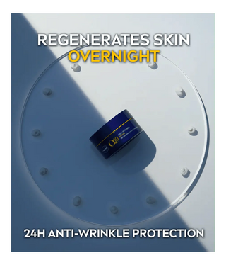 Nivea Q10 Power Anti-Wrinkle + Firming Night Cream 50ml / 1.7 fl oz - 2 Pack Chivela