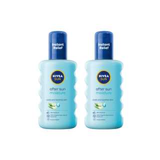 Nivea Sun Moisturising After Sun Spray with Aloe Vera 200ml / 6.8 fl.oz - 2 Pack - By Baano