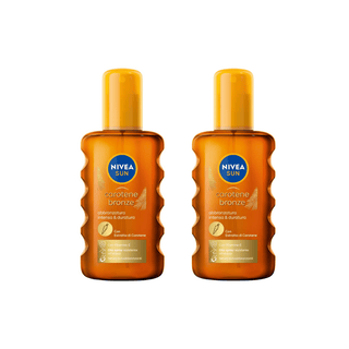 Nivea Sun Oil Spray with Carotene 200 ml / 6.8 fl.oz - 2 Pack - By Baano