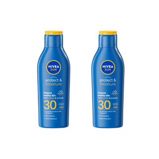 Nivea Sun Protect & Moisture Sun Cream Lotion SPF30 200ml / 6.8 fl.oz - 2 Pack - By Baano