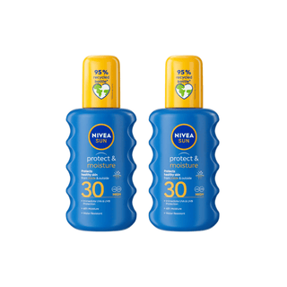 Nivea Sun Protect & Moisture Sun Cream Spray SPF30 200ml / 6.8 fl.oz - 2 Pack - By Baano