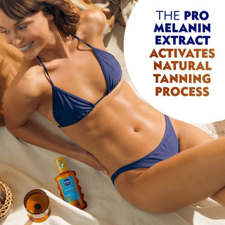 Nivea Sun Tan Activating Oil SPF30 Protect&Bronze 200ml / 6.8 fl.oz - 3 Pack Chivela