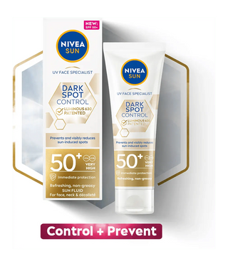 Nivea Sun UV Face Luminous 630 Spot Control Sun Fluid SPF50 40ml / 1.35 fl.oz - 3 Pack - By Baano