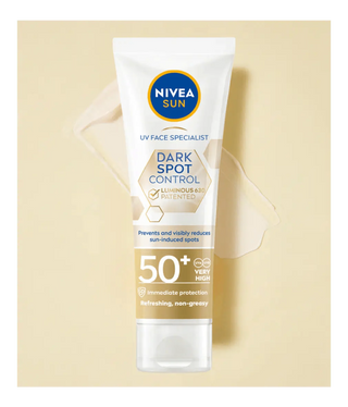 Nivea Sun UV Face Luminous 630 Spot Control Sun Fluid SPF50 40ml / 1.35 fl.oz - 4 Pack - By Baano