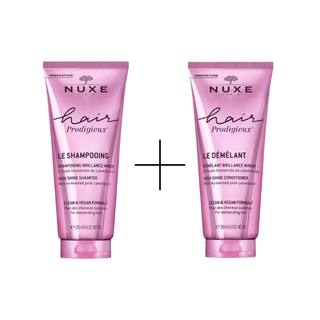 Nuxe Hair Prodigieux High Shine Shampoo 200 ml + Nuxe Hair Prodigieux High Shine Conditioner 200 ml - By Baano