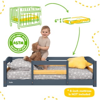 Floor Bed - Crib Size - By Baano