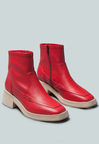 Oxman Zip-Up Ankle Boot