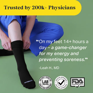 Knee-High Compression Socks – 4 Pack Solids