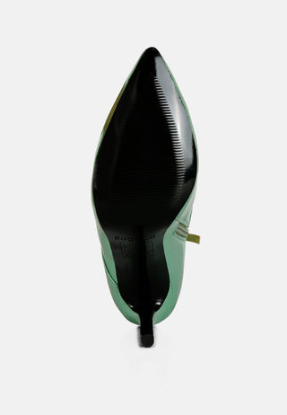 Piet Metallic Stiletto Ankle Boot