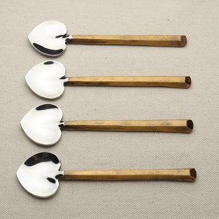 PLATEAU HEART SPOON 4 PC. SET