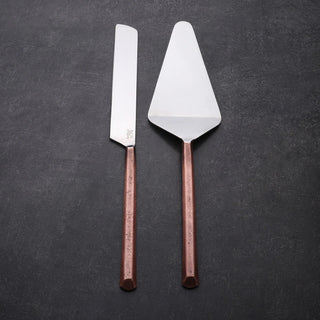 PLATEAU CAKE SERVER 2 PC. SET INOX Artisans