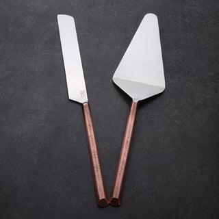PLATEAU CAKE SERVER 2 PC. SET INOX Artisans
