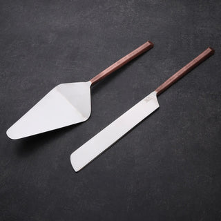 PLATEAU CAKE SERVER 2 PC. SET INOX Artisans