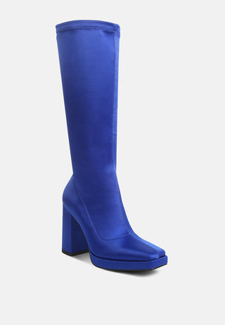 Presto Stretchable Satin Long Boot