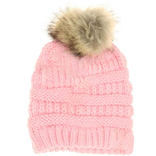Baby Fur Pom C.C Beanie