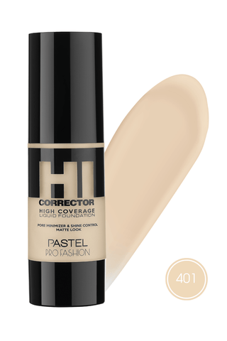 Pastel High Coverage Liquid Foundation - 401 - By Baano